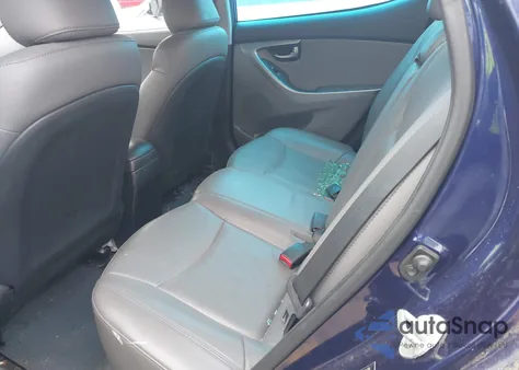 2012 Hyundai Elantra Limited from USA, damaged, VIN 5NPDH4AE0CH120139